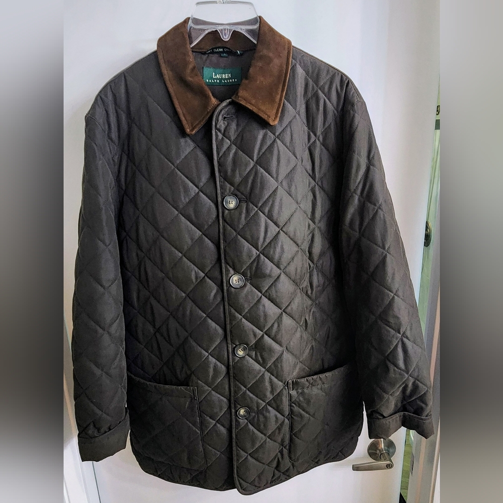 Lauren Ralph Lauren Quilted Jacket - Brown and Black